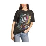 Vans Vivid Dreams Oversized T-Shirt Black, Dam