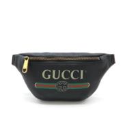 Gucci Vintage Pre-owned Laeder gucci-vskor Black, Dam