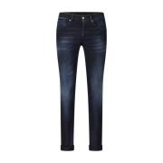 Dondup Slim Fit Knappgylf Denim Jeans Blue, Herr