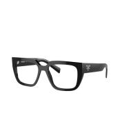 Prada Stiliga Glasögon Modell A03V Black, Dam