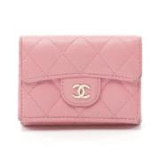 Chanel Vintage Pre-owned Laeder plnbcker Pink, Unisex