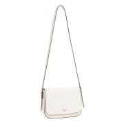 Twinset Logotyp Crossbody Väska med Twin-set Stil White, Dam