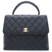 Chanel Vintage Pre-owned Laeder handvskor Black, Dam