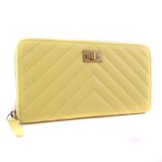 Chanel Vintage Pre-owned Laeder plnbcker Yellow, Dam