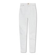 Balmain Jeans med avsmalnande ben White, Dam