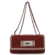 Chanel Vintage Pre-owned Laeder chanel-vskor Red, Dam