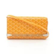 Goyard Vintage Pre-owned Canvas kuvertvskor Orange, Dam