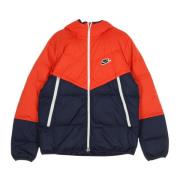 Nike Sportswear Windrunner Dunjacka i Röd/Blå/Svart Blue, Herr