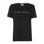 Elisabetta Franchi Svarta T-shirts och Polos Black, Dam