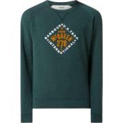 Barbour Sammet Rund Hals Sweatshirt Grön Green, Herr