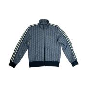 Lacoste Paris Jacquard Dragkedja Jacka Blue, Herr