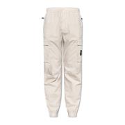 Stone Island Byxor med logotyp Beige, Herr