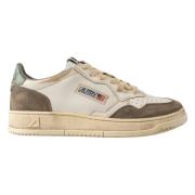 Autry Sneakers i retrostil med vintage-look Brown, Herr