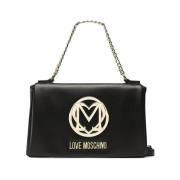 Love Moschino Handbags Black, Dam