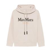 Max Mara Beige Hoodie med Ficka Beige, Dam