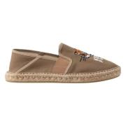 Kenzo Lucky Tiger Canvas Espadriller Brown, Herr