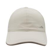 Paul & Shark Hatt av material med metalllogo Beige, Herr