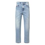 Diesel Avslappnad passform Regular Jeans 2016 Blue, Dam