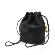 Chanel Vintage Pre-owned Laeder axelremsvskor Black, Dam