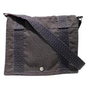 Hermès Vintage Pre-owned Canvas axelremsvskor Gray, Dam