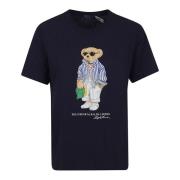 Polo Ralph Lauren Bomull Jersey Crew Neck T-Shirt Blue, Dam