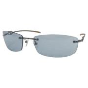 Gucci Vintage Pre-owned Glas solglasgon Blue, Dam