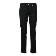 Love Moschino Stiliga bomull elastan jeans Black, Dam