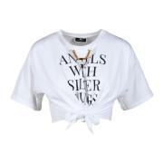 Elisabetta Franchi Tshirt White, Dam