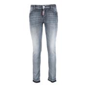 Dsquared2 Bomullsblandning Elastan Jeans Gray, Dam