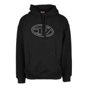 Diesel Sweatshirt Black, Herr