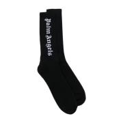 Palm Angels Klassiska Logosockor Black, Herr