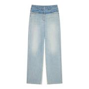 Givenchy Jeans med raka ben i blandad denim Blue, Dam