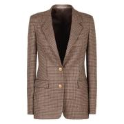 Tagliatore J-Parigi enkelknäppt tvåknäpp blazer Beige, Dam