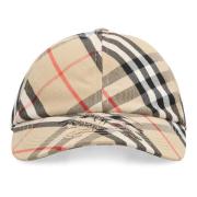 Burberry Paisley Logo Baseball Cap Beige, Dam