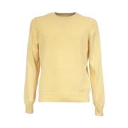 Gran Sasso Slim Fit Ull Cashmere Tröja Yellow, Herr