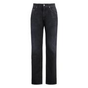 Dolce & Gabbana Klassiska 5-ficksjeans Black, Herr