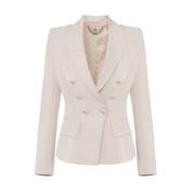 Elisabetta Franchi Snygga Jackor för Kvinnor Beige, Dam