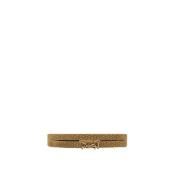 Saint Laurent Cassandre Armband Brown, Dam