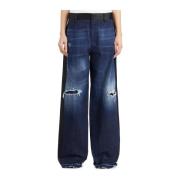 Dsquared2 Denim Tuxedo Byxor Blue, Dam