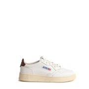 Autry Vintage Lädersneakers White, Herr