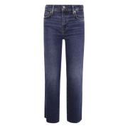 7 For All Mankind Raka Straight Jeans Blue, Dam