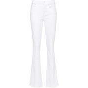 7 For All Mankind Bootcut-jeans White, Dam