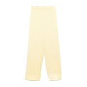 Stella McCartney Gula Wide-leg Byxor för Kvinnor Yellow, Dam