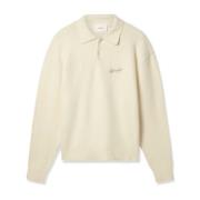 Axel Arigato Scribble Polo Sweater Beige, Herr