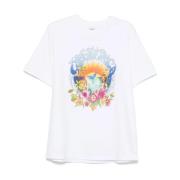 Casablanca Surf Trip T-shirt Kortärmad Vit White, Herr