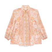 Zimmermann Flowy Acacia Blouse Multicolor, Dam