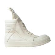 Rick Owens Exaggerated Geobasket Sneakers White, Herr