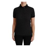 Dolce & Gabbana Polo Shirts Black, Dam