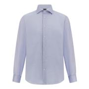 Boggi Milano Skjorta Ultimate Non-Iron med Windsor-krage Blue, Herr