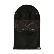 C.P. Company Merinoull Balaclava Goggle Mössa Black, Herr